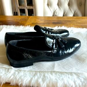 Aldo’s Men's Leather Black Luxury Loafers/Slips Shoes Size 11